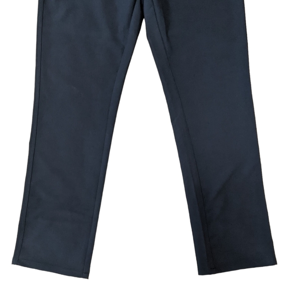 Greg Norman Navy Blue Solid Woven Pants, 32 - Picture 7 of 12